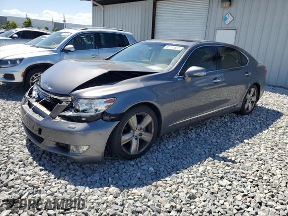 2012 Lexus LS 460 L with VIN JTHGL5EF4C5045707, listed as a Copart auction lot 50131625 with 163,099 mi miles and Non repairable. Bid and sale history available at DreamBid. Image 1.