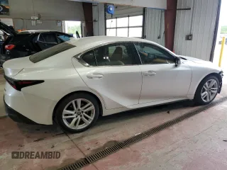 2021 Lexus IS with VIN JTHC81F23M5044893, listed as a Copart auction lot 60648004 with 9,210 mi miles and Non Repairable. Bid and sale history available at carsss.com. Image 3.
