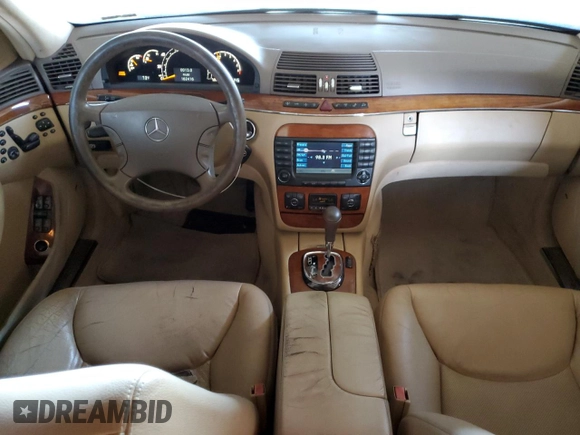 2005 Mercedes-Benz S-Class 4.3L with VIN WDBNG70J85A449008, listed as a Copart auction lot 78290644 with 162,416 mi miles and Clean Title. Bid and sale history available at carsss.com. Image 8.