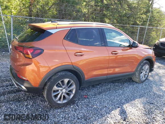 2022 Buick Encore GX Essence with VIN KL4MMFSL6NB067272, listed as a Copart auction lot 46257675 with 22,115 mi miles and Salvage title. Bid and sale history available at DreamBid. Image 3.