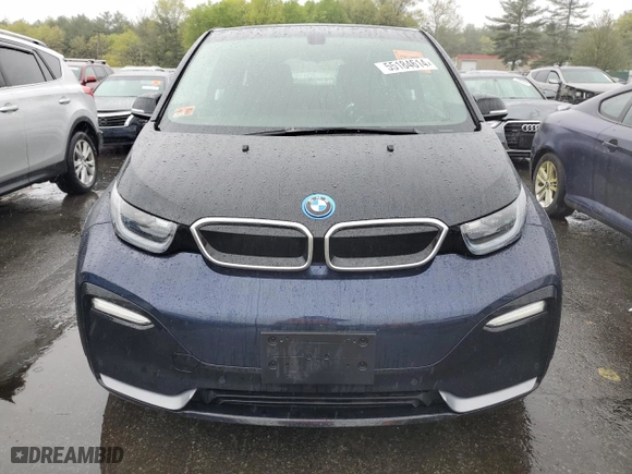 2018 BMW i3 s with VIN WBY7Z8C58JVB87486, listed as a Copart auction lot 55184614 with 67792 miles and Salvage Title. Bid and sale history available at carsss.com. Image 5.