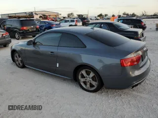 2014 Audi S5 Premium Plus with VIN WAUCGAFR7EA011581, listed as a Copart auction lot 75203614 with 0 mi miles and Salvage Title. Bid and sale history available at carsss.com. Image 2.