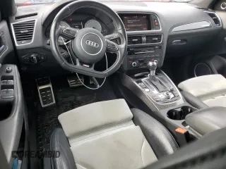 2016 Audi SQ5 Premium Plus with VIN WA1CCAFP0GA089002, listed as a Copart auction lot 43013245 with 195,529 mi miles and Salvage Title. Bid and sale history available at carsss.com. Image 8.