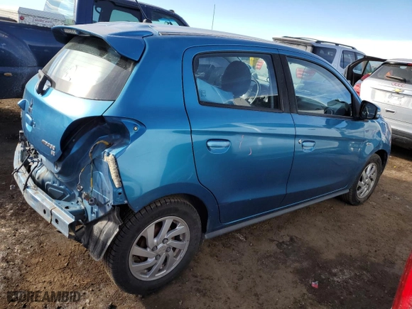 2017 Mitsubishi Mirage SE with VIN ML32A4HJ3HH020317, listed as a Copart auction lot 41886075 with 118,363 mi miles and Salvage Title. Bid and sale history available at carsss.com. Image 3.