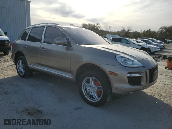 2008 Porsche Cayenne Turbo with VIN WP1AC29P28LA82247, listed as a Copart auction lot 43200365 with 0 mi miles and Clean Title. Bid and sale history available at carsss.com. Image 4.