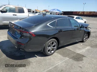 2023 Honda Accord EX-L with VIN 1HGCY2F6XPA066641, listed as a Copart auction lot 53861405 with 7,390 mi miles and Salvage title. Bid and sale history available at DreamBid. Image 3.