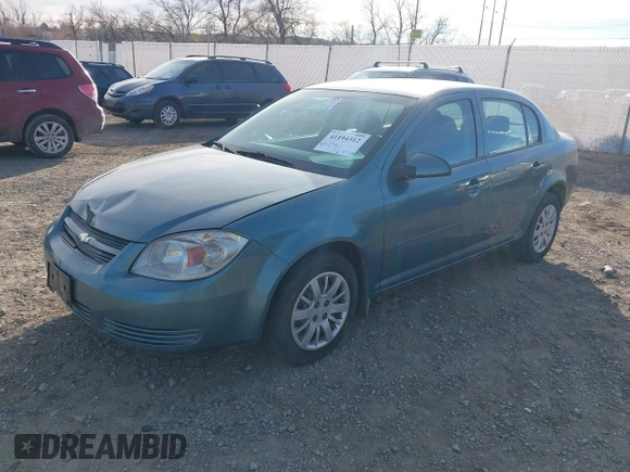 2010 Chevrolet Cobalt 1LT with VIN 1G1AD5F55A7206280, listed as a IAAI auction lot 41194312 with 148,315 mi miles and . Bid and sale history available at DreamBid. Image 2.