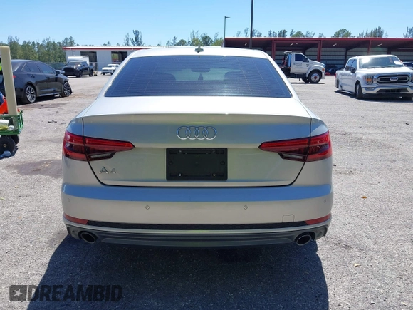 2017 Audi A4 Premium Plus with VIN WAULNAF49HN036926, listed as a IAAI auction lot 41832391 with 50,065 mi miles. Bid and sale history available at carsss.com. Image 17.