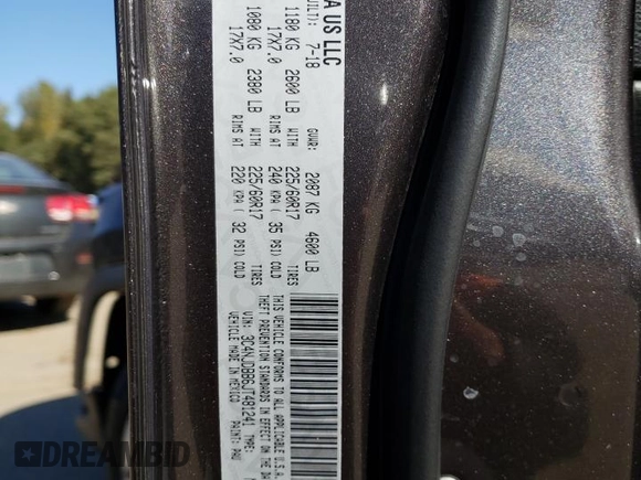 2018 Jeep Compass Altitude with VIN 3C4NJDBB6JT481241, listed as a Copart auction lot 74816654 with Not Provided miles and Salvage Title. Bid and sale history available at carsss.com. Image 15.