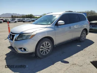 2015 Nissan Pathfinder SV z VIN 5N1AR2MN1FC608382, wystawiony jako Copart lot #53967265 z przebiegiem 106 752 mil mil oraz Szkoda całkowita • Salvage title. Historia ofert i sprzedaży dostępna na DreamBid. Obrazek 1.