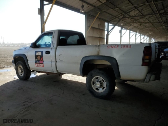 2001 Chevrolet Silverado 2500HD Classic Work Truck with VIN 1GCHC24U91E296904, listed as a Copart auction lot 42253195 with 0 mi miles and Clean Title. Bid and sale history available at carsss.com. Image 2.