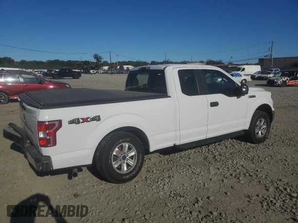 2020 Ford F-150 XL with VIN 1FTEX1EB8LFB83747, listed as a Copart auction lot 75006024 with 82,262 mi miles and Salvage Title. Bid and sale history available at carsss.com. Image 3.