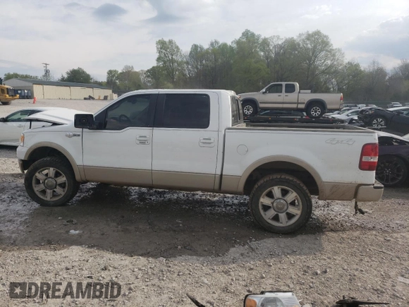 2007 Ford F-150 XLT with VIN 1FTPW14V47KD01135, listed as a Copart auction lot 52595735 with 177,592 mi miles and Salvage Title. Bid and sale history available at carsss.com. Image 2.