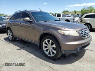 2004 Infiniti FX35 with VIN JNRAS08WX4X225689, listed as a Copart auction lot 56249284 with 175,719 mi miles and Salvage Title. Bid and sale history available at carsss.com. Image 4.