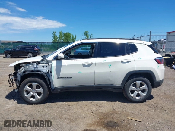 2020 Jeep Compass Latitude with VIN 3C4NJDBBXLT219466, listed as a IAAI auction lot 39766901 with 147,492 mi miles and . Bid and sale history available at DreamBid. Image 15.