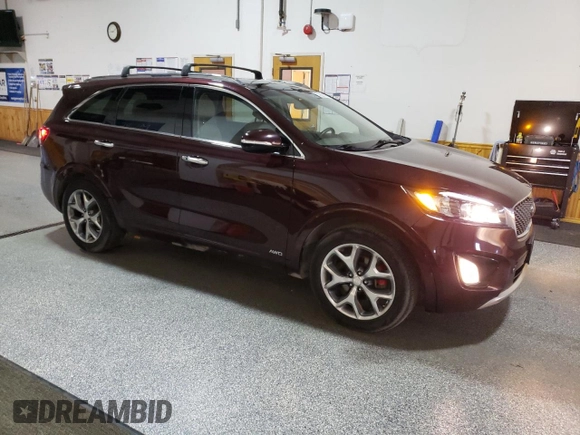 2018 Kia Sorento SX with VIN 5XYPKDA54JG419569, listed as a Copart auction lot 48179855 with 35,682 mi miles and Clean Title. Bid and sale history available at DreamBid. Image 4.