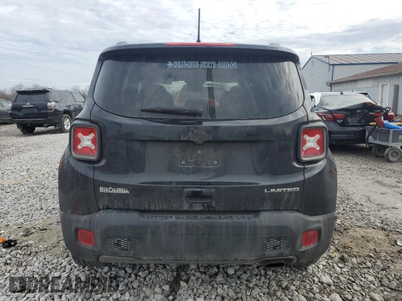 2020 Jeep Renegade Limited with VIN ZACNJAD13LPL74481, listed as a Copart auction lot 43381905 with 73,114 mi miles and Salvage title. Bid and sale history available at DreamBid. Image 6.