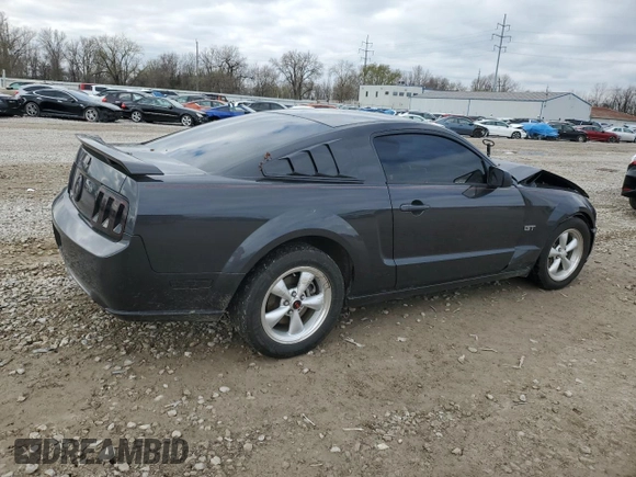 2007 Ford Mustang GT Deluxe with VIN 1ZVFT82H175279598, listed as a Copart auction lot 50810265 with 87,291 mi miles and Salvage Title. Bid and sale history available at carsss.com. Image 3.