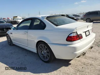 2002 BMW 3 Series M3 with VIN WBSBL93442JR14535, listed as a Copart auction lot 77713524 with 105,154 mi miles and Salvage Title. Bid and sale history available at DreamBid. Image 2.