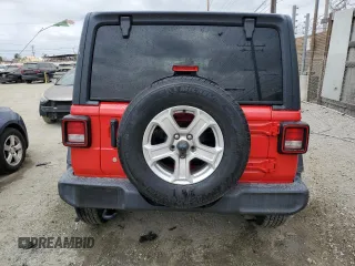 2019 Jeep Wrangler Unlimited Sport S with VIN 1C4HJXDN5KW653583, listed as a Copart auction lot 54567245 with 70,873 mi miles and Salvage title. Bid and sale history available at DreamBid. Image 6.
