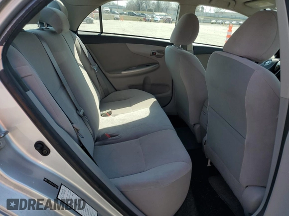 2011 Toyota Corolla L with VIN JTDBU4EE2BJ090483, listed as a Copart auction lot 49170345 with 110,160 mi miles and Salvage Title. Bid and sale history available at carsss.com. Image 10.