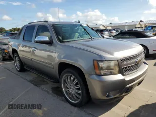 2008 Chevrolet Avalanche LTZ with VIN 3GNFK12398G261286, listed as a Copart auction lot 75124334 with Not Provided miles and Salvage Title. Bid and sale history available at DreamBid. Image 4.