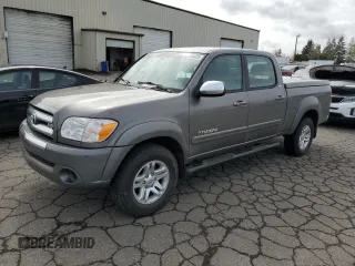 2006 Toyota Tundra SR5 with VIN 5TBET34136S543147, listed as a Copart auction lot 52464425 with 215,966 mi miles and Salvage Title. Bid and sale history available at DreamBid. Image 1.