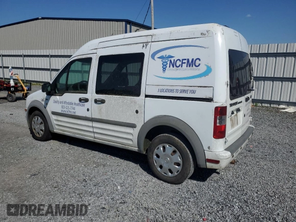 2010 Ford Transit Connect XLT with VIN NM0KS9BN3AT017436, listed as a Copart auction lot 50759565 with 164,798 mi miles and Salvage title. Bid and sale history available at DreamBid. Image 2.