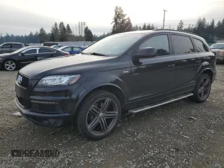 2012 Audi Q7 3.0T S line with VIN WA1DGAFE3CD010566, listed as a Copart auction lot 42856445 with 118,687 mi miles and Clean Title. Bid and sale history available at carsss.com. Image 1.