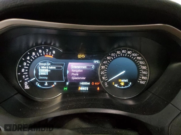 2017 Lincoln MKZ Select with VIN 3LN6L5D90HR608647, listed as a Copart auction lot 53917705 with 146,565 mi miles and Salvage title. Bid and sale history available at DreamBid. Image 9.