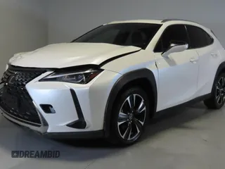 2019 Lexus UX 200 z VIN JTHY3JBH4K2014363, wystawiony jako Copart lot #58555715 z przebiegiem 92 751 mil mil oraz Szkody całkowita. Historia ofert i sprzedaży dostępna na DreamBid. Obrazek 2.