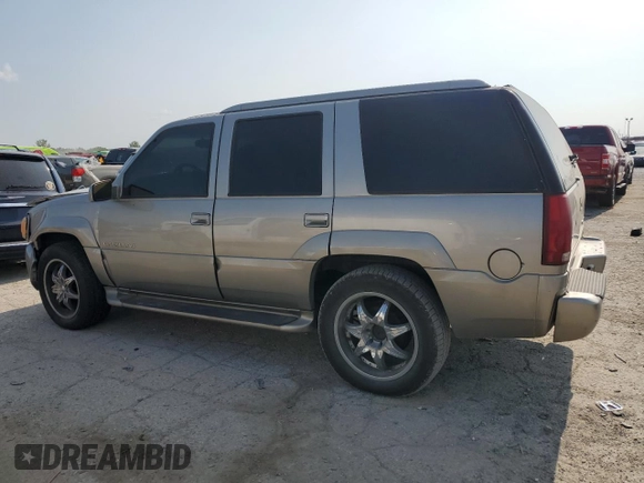 2000 Cadillac Escalade z VIN 1GYEK63R2YR210601, wystawiony jako Copart lot #64108944 z przebiegiem 186 964 mil mil oraz Szkoda całkowita • Salvage title. Historia ofert i sprzedaży dostępna na DreamBid. Obrazek 2.