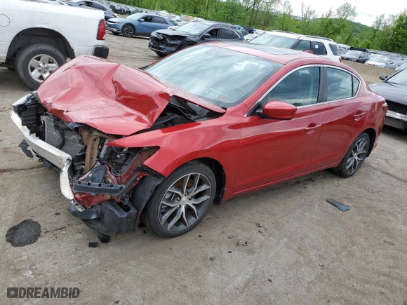2019 Acura ILX w/Premium Pkg with VIN 19UDE2F72KA001989, listed as a Copart auction lot 44601135 with 0 mi miles and Clean Title. Bid and sale history available at carsss.com. Image 1.