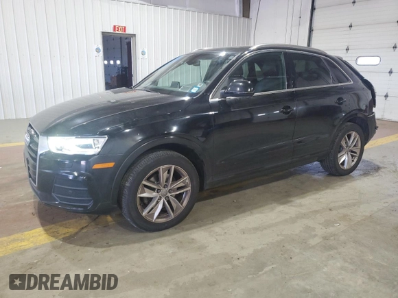 2016 Audi Q3 Premium Plus with VIN WA1EFCFS4GR024719, listed as a Copart auction lot 62001785 with 63,837 mi miles and Salvage title. Bid and sale history available at DreamBid. Image 1.