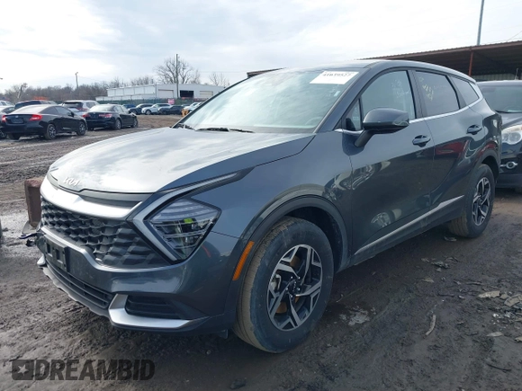 2024 Kia Sportage LX with VIN KNDPUCDFXR7308560, listed as a IAAI auction lot 41639527 with 27,371 mi miles and . Bid and sale history available at DreamBid. Image 2.