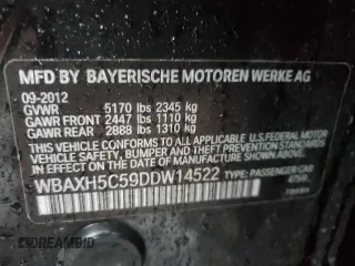 2013 BMW 5 Series 528i xDrive с VIN WBAXH5C59DDW14522, выставлен на аукционе Copart как лот 85875244 с пробегом 106 400 миль миль и Чистый • Clean title. История ставок и продаж доступна на DreamBid. Изображение 12.
