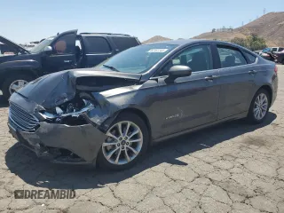 2017 Ford Fusion Hybrid SE with VIN 3FA6P0LU9HR285206, listed as a Copart auction lot 63161245 with 193,678 mi miles and Salvage title. Bid and sale history available at DreamBid. Image 1.