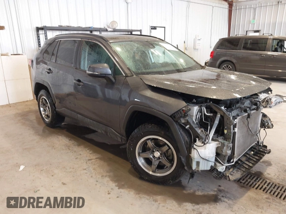 2019 Toyota RAV4 XLE with VIN 2T3P1RFV8KW057323, listed as a IAAI auction lot 42510231 with 59,003 mi miles and . Bid and sale history available at DreamBid. Image 1.