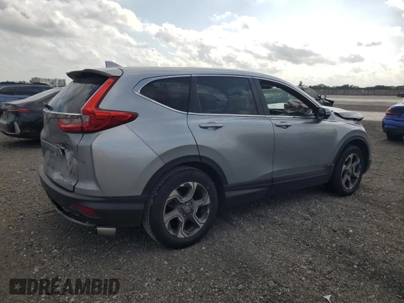 2017 Honda CR-V EX with VIN 7FARW1H58HE011809, listed as a Copart auction lot 48028085 with 63,510 mi miles and Salvage Title. Bid and sale history available at carsss.com. Image 3.