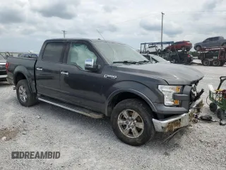 2015 Ford F-150 XLT with VIN 1FTEW1EFXFFC60791, listed as a Copart auction lot 58831015 with Not provided miles and Salvage title. Bid and sale history available at DreamBid. Image 4.