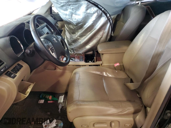 2012 Toyota Highlander Hybrid Limited with VIN JTEDC3EH3C2008879, listed as a Copart auction lot 52225555 with 0 mi miles and Salvage Title. Bid and sale history available at carsss.com. Image 7.