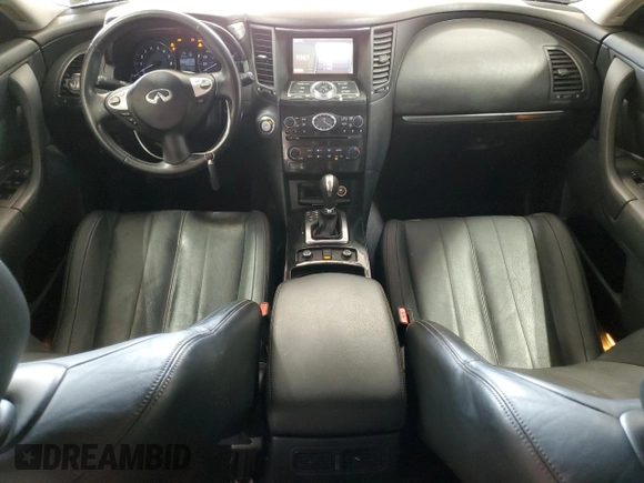 2016 Infiniti QX70 with VIN JN8CS1MW0GM753031, listed as a Copart auction lot 59922585 with 110,236 mi miles and Salvage title. Bid and sale history available at DreamBid. Image 8.