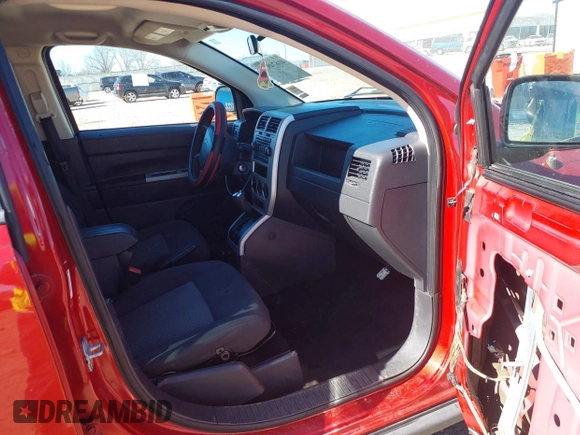 2008 Jeep Compass Sport with VIN 1J8FT470X8D683997, listed as a IAAI auction lot 41674953 with 208,646 mi miles. Bid and sale history available at carsss.com. Image 5.