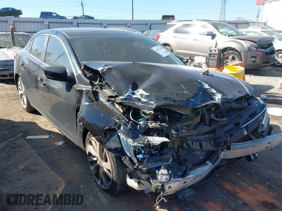2017 Acura ILX with VIN 19UDE2F35HA016248, listed as a IAAI auction lot 41661341 with 136,000 mi miles. Bid and sale history available at carsss.com. Image 1.
