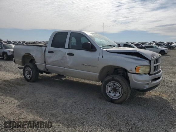 2003 Dodge Ram 2500 ST with VIN 3D7KU28C13G810301, listed as a Copart auction lot 47233865 with 405,890 mi miles and Salvage Title. Bid and sale history available at carsss.com. Image 4.