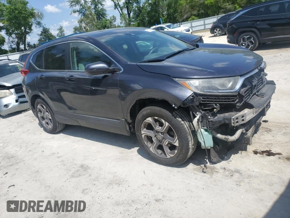 2017 Honda CR-V EX with VIN 7FARW1H52HE041050, listed as a Copart auction lot 51579625 with 197,127 mi miles and Salvage Title. Bid and sale history available at carsss.com. Image 4.