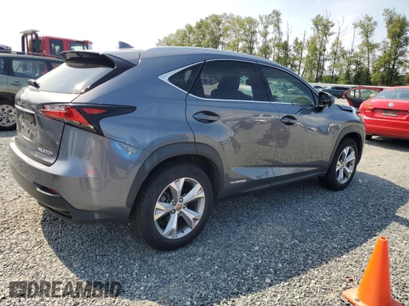 2017 Lexus NX 300h with VIN JTJBJRBZ1H2066494, listed as a Copart auction lot 61960475 with 34,428 mi miles and Salvage title. Bid and sale history available at DreamBid. Image 3.