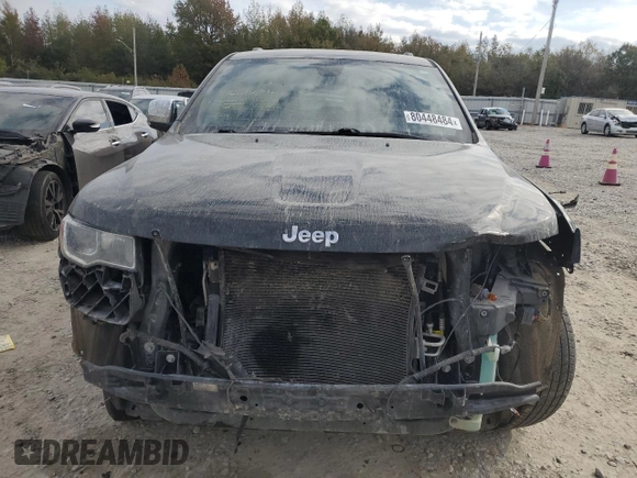 2018 Jeep Grand Cherokee Limited with VIN 1C4RJFBG7JC288102, listed as a Copart auction lot 80448484 with 106,949 mi miles and Salvage title. Bid and sale history available at DreamBid. Image 5.