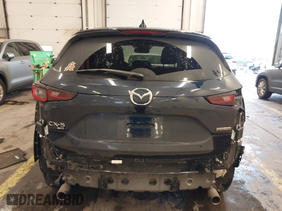 2023 Mazda CX-5 2.5 S Premium Plus Package with VIN JM3KFBEM0P0157074, listed as a IAAI auction lot 41215076 with 37,323 mi miles. Bid and sale history available at carsss.com. Image 17.