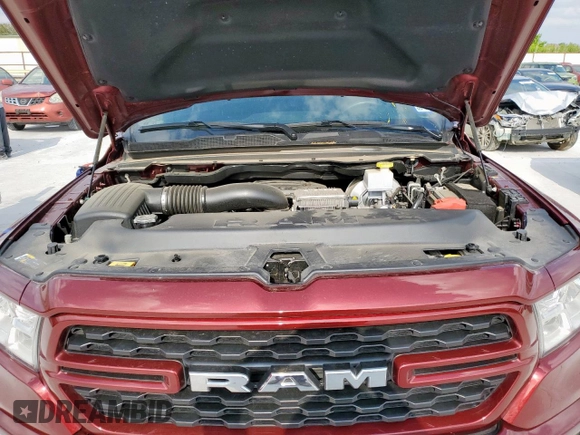 2024 Ram 1500 Lone Star z VIN 1C6SRFFTXRN173566, wystawiony jako Copart lot #59882165 z przebiegiem 27 037 mil mil oraz Szkoda całkowita • Salvage title. Historia ofert i sprzedaży dostępna na DreamBid. Obrazek 11.